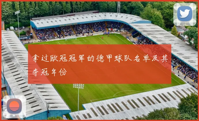 拿过欧冠冠军的德甲球队名单及其夺冠年份